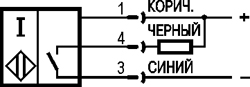 Схема подключения ISB WC43S8-31N-1,5-S4-1
